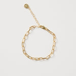 Paper Clip Gold Bracelet