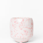 Pink Splash Glazed Ceramic Soy Wax Candle