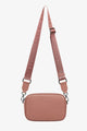 Plunder Dusty Rose Crossbody Black Webbed Strap