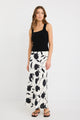 Prodigy Ivory Floral Bias Cut Midi Skirt