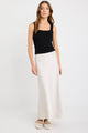 Prodigy Pearl Satin Bias Maxi Skirt