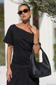 Proximity Black Tee Shirt Maxi Dress