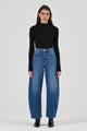 Gigi Reign Blue Barrel Jean