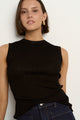 Radius Black Sheer Rib knit Tank