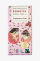 Raspberries 80g Pink Dark Fairtrade Chocolate