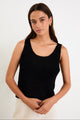 Reef Black Relaxed Knit Tank Top
