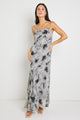 Reign Charcoal strappy Maxi Slip Dress