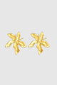 Romy Flower Gold Plated Stud Earring