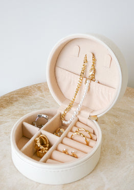 White Jewellery Case