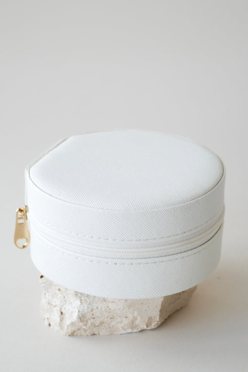 white jewellery case