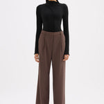 Nadia Chocolate Tailored Pant