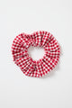 Scrunchie Red Gingham Large