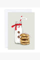 For Santa Milk + Cookies Xmas Greeting Card