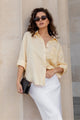 Optimum Lemon Linen Oversized Shirt