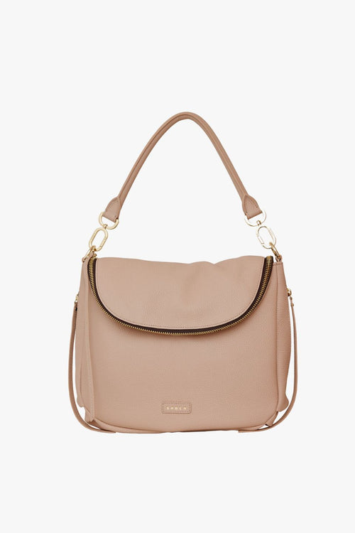 Fifi Taupe Leather Crossbody Bag ACC Bags - All, incl Phone Bags Saben   