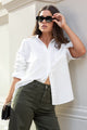 Signature Ivory Oxford Oversized Shirt