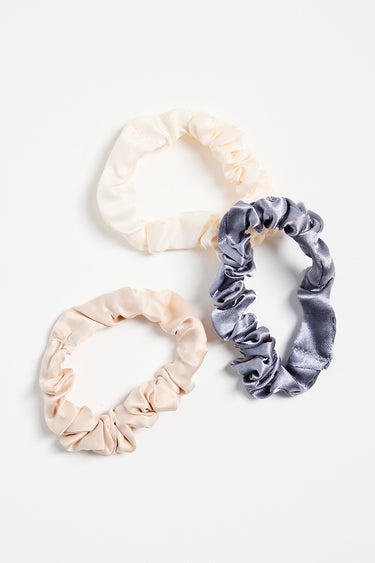 three scrunchies