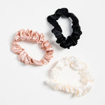 three scrunchies