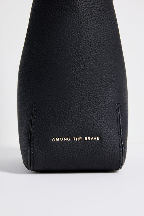 Soho Black Leather Large Bucket Bag