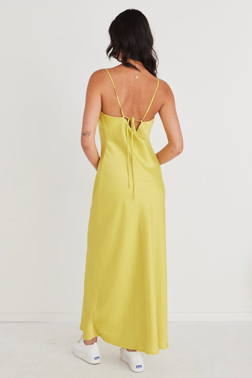 Sovereign Citron Strappy Maxi Dress WW Dress Among the Brave   