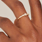 Sparkle Multi Stone Band Gold Ring ACC Jewellery Ania Haie   