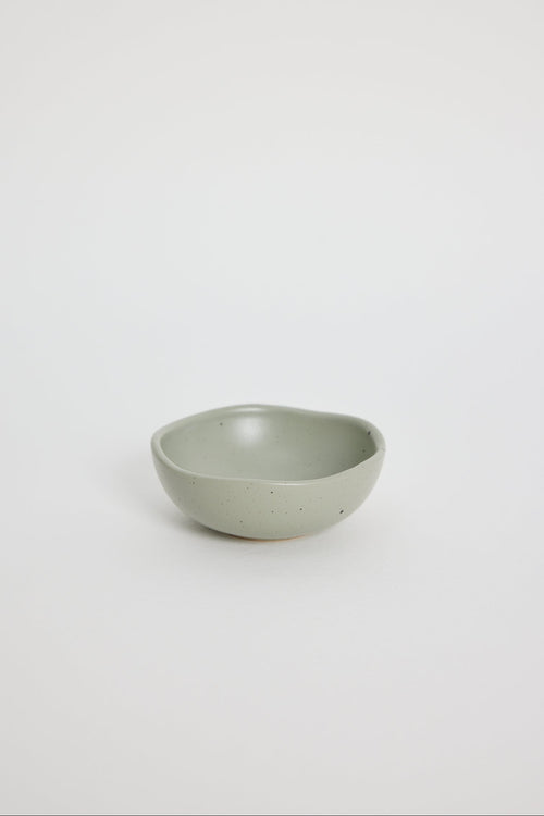 speckle sage dipping bowl