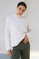 Station Oat Marle Funnel Neck Knit Jumper