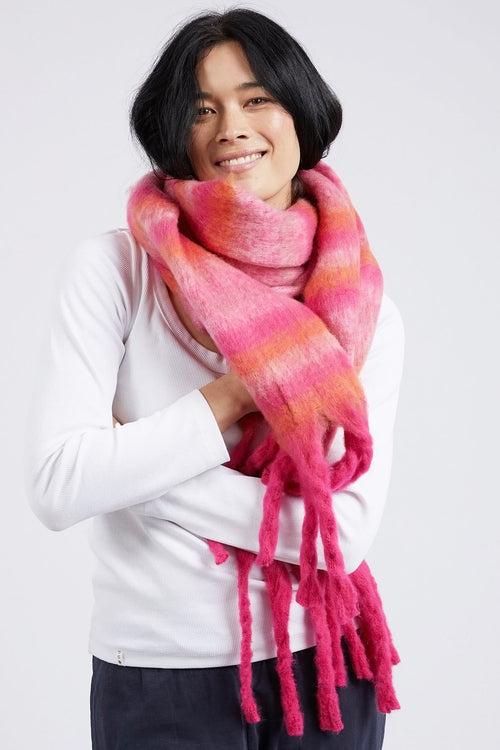 Pink Orange Scarf