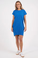 Sunset Cove Turkish Blue SS Mini Dress