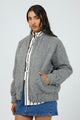 Tahlea Grey Marle Bomber Jacket