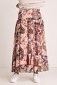 Tender Patchwork Paisley Tiered Maxi Skirt