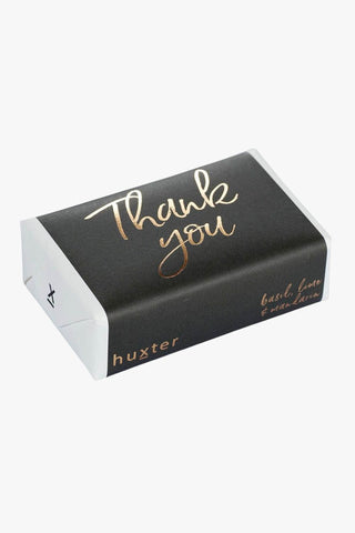 Thank You Grey Rose Gold Foil Basil Lime Mandarin Soap HW Beauty - Skincare, Bodycare, Hair, Nail, Makeup Huxter   