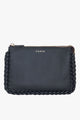 Tilly's Big Sis Black Plait Edge Crossbody Bag