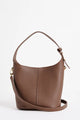 Valencia Brown Leather Multi Strap Mini Tote Bag