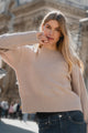 Veracious Mushroom Crewneck Relaxed Jumper