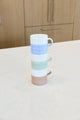 Artist Sage Green Hand Painted Two Tone Stackable Mug