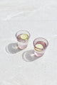 Pink Handmade Bubble Glass Tumbler