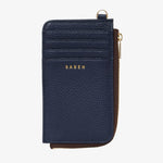 Winona Card Holder Midnight Blue Leather