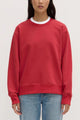 Womens Weekender Goji Fleece Crew Sweatshirt