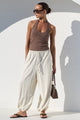 Offduty Off White Elastic Waist Balloon Pants