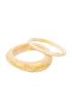 Set of 2 Ivory Resin Bangles
