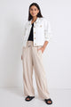 Havana Soft Ivory Drop Shoulder Denim Jacket