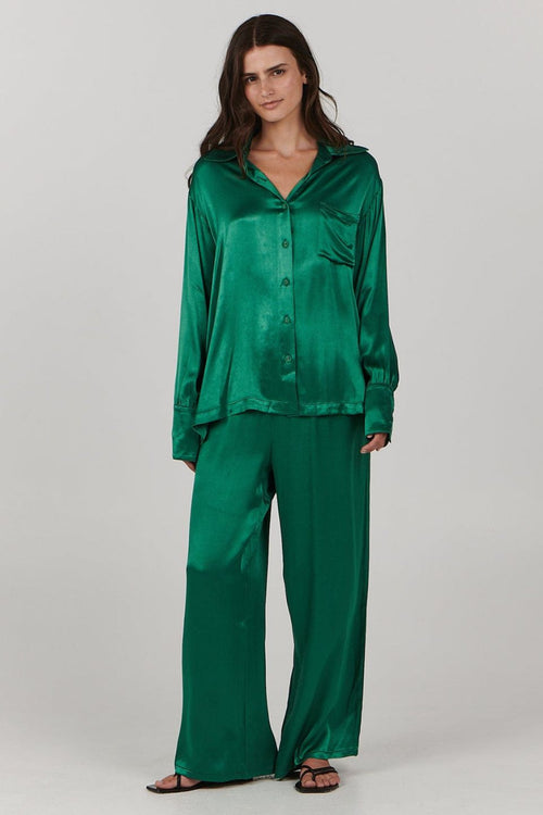 Bailee Emerald Green Pants WW Pants Charlie Holiday   