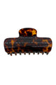 Large Dark Tortoiseshell Claw Clip