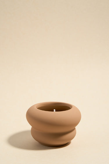 brown candle