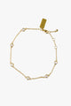 Elara Mother Of Pearl 18k Gold Plate Bracelet