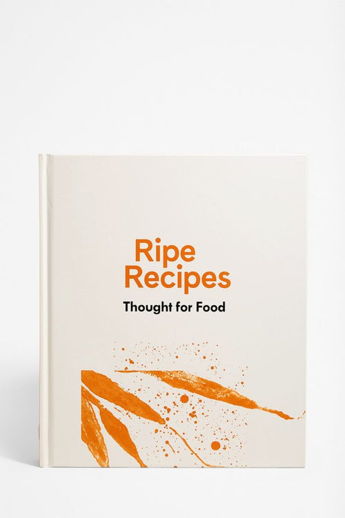 Front cover of a cookbook titled 'Ripe Recipes'