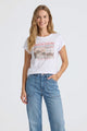 Cannes White French Riviera Printed SS Tee