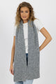 Lila Grey Wool Blend Scarf