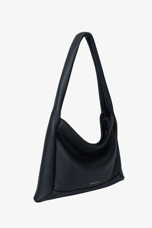 black shoulder bag